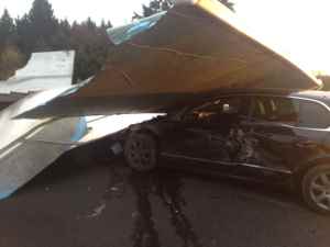Der verungl&uuml;ckte Skoda. | Foto: ein