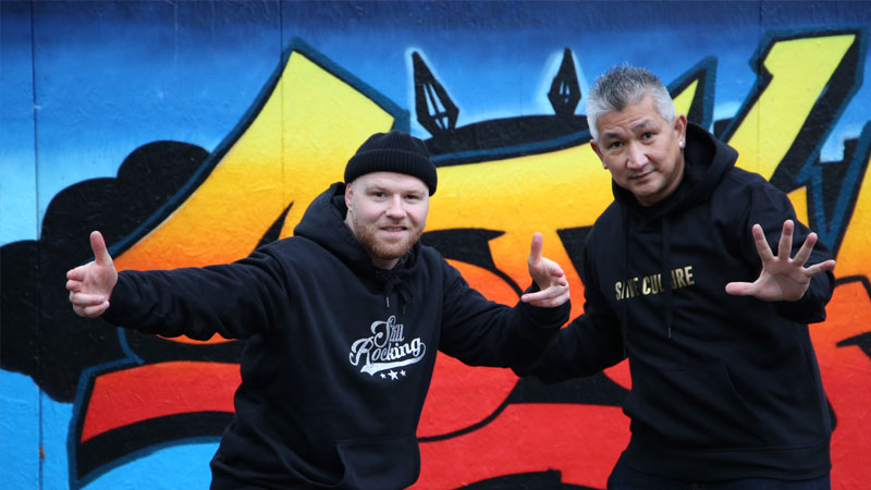 Auch Stok la Rock und Sonny T. von der HipHop Academy Hamburg sind mit am Start. | Foto. Stefanie Hörmann