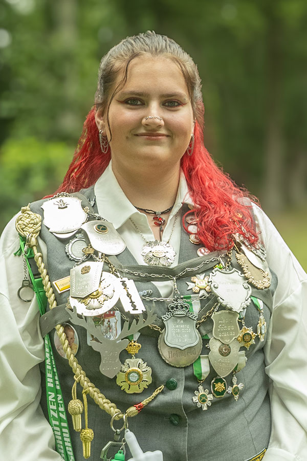 Auch für Jungschützenkönigin Pia Klensang geht das Königsjahr zu Ende. Foto: Niels Kreiller