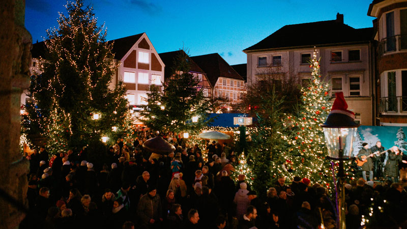 In Buxtehude steht der Weihnachtsmarkt unter dem Motto 