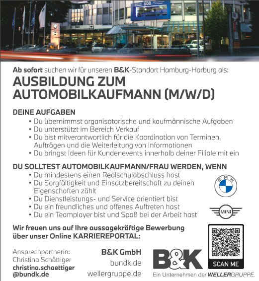 BMW B&K Ausbildung