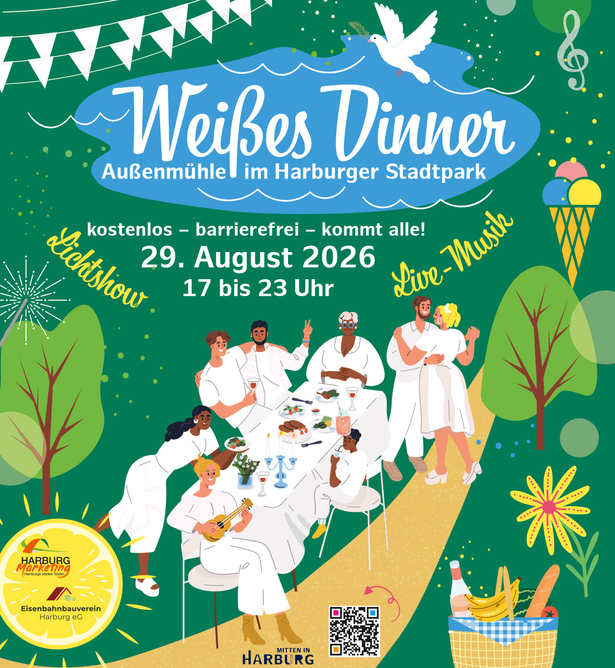 Harburg Marketing Weißes Dinner 2026