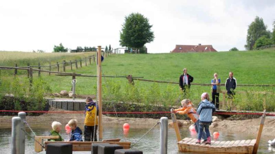 Dem Wasser auf der Spur- Wassererlebnispfad im Freilichtmuseum am Kiekeberg. | Foto: ein