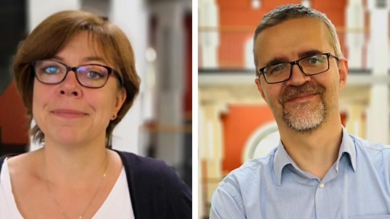 Kathrin Fischer und Marko Lindner der TU Hamburg-Harburg (TUHH) erhielten den Hamburger Lehrpreis 2019. | Foto: TUHH/F. Schmied