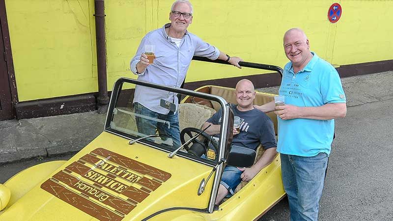 Die Brüder Heiko, Guido und Ingo Mönke richten jedes Jahr den Charity-Jazzfrühschoppen aus. | Foto: Niels Kreller
