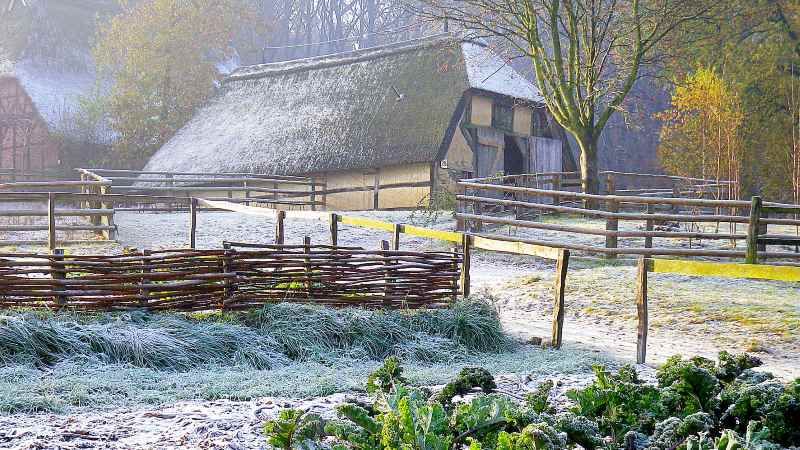 Freilichtmuseum am Kiekeberg im Winter- traumhaft ! | Foto: ein