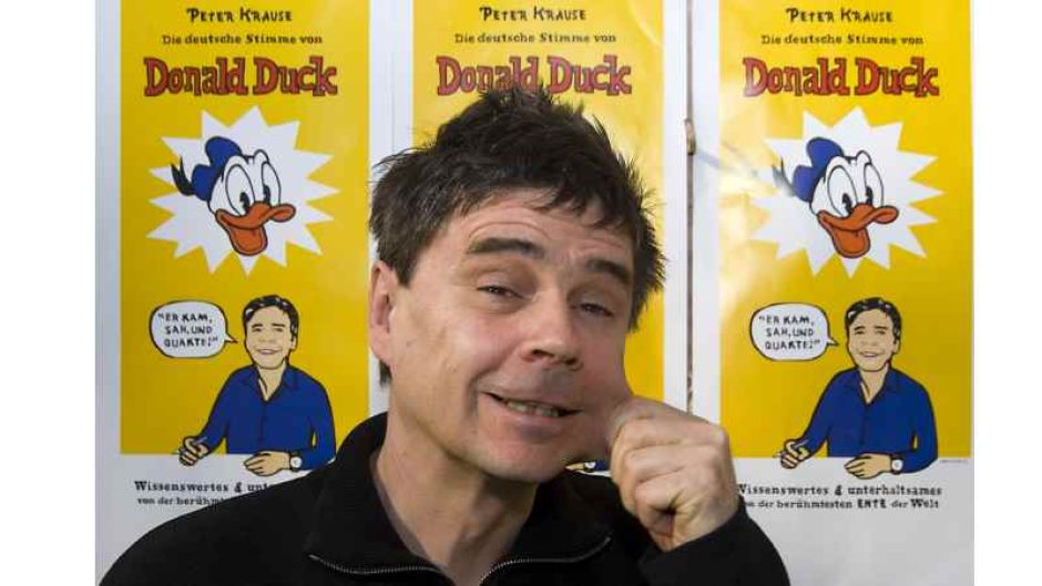 Peter Krause präsentiert u.a. die deutsche Synchronstimme von Donald Duck. | Foto: ein