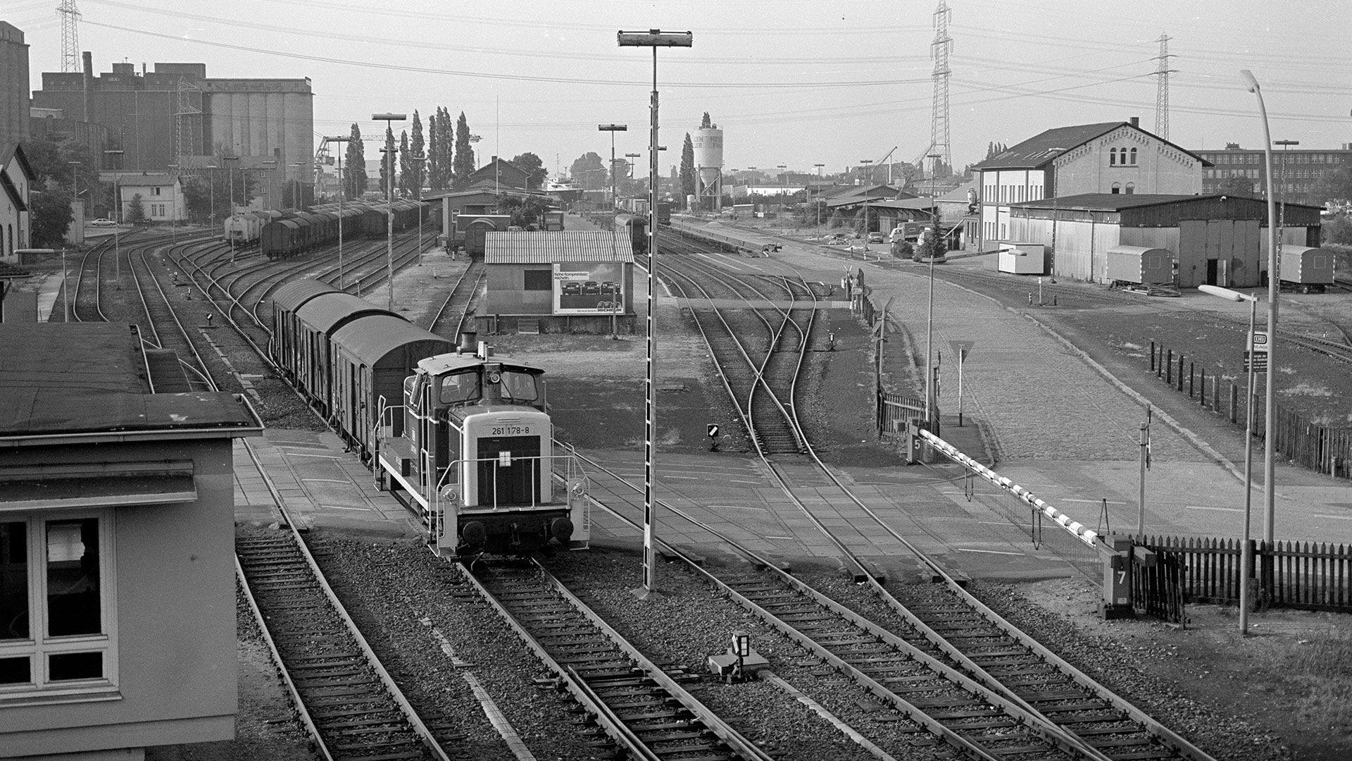 Der Güterbahnhof im Jahr 1984. Foto: Ullrich Huckfeldt