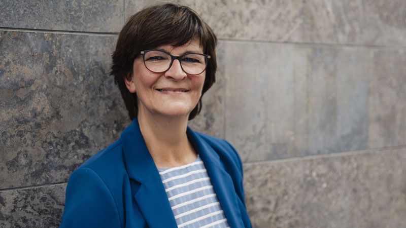 SPD-Parteivorsitzende Saskia Esken kammmt nach Hanstedt. | Foto: Anne Hufnagl