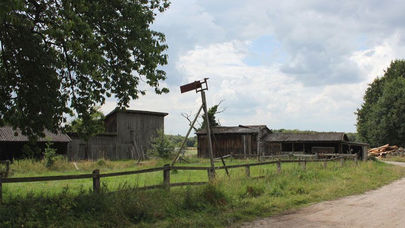 Die zweistündige „Langenrehmer Kulturwanderung“ beginnt in der Museumsstellmacherei und führt die Teilnehmenden zum Fürstendenkmal, das an die welfischen Fürsten des kurfürstlich-königlichen Geschlechts erinnert. | Foto: FLMK
