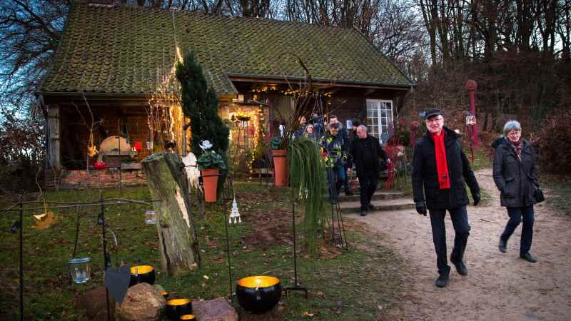 Weihnahctsmarkt der Kunsthandwerker am Kiekeberg. | Foto: ein