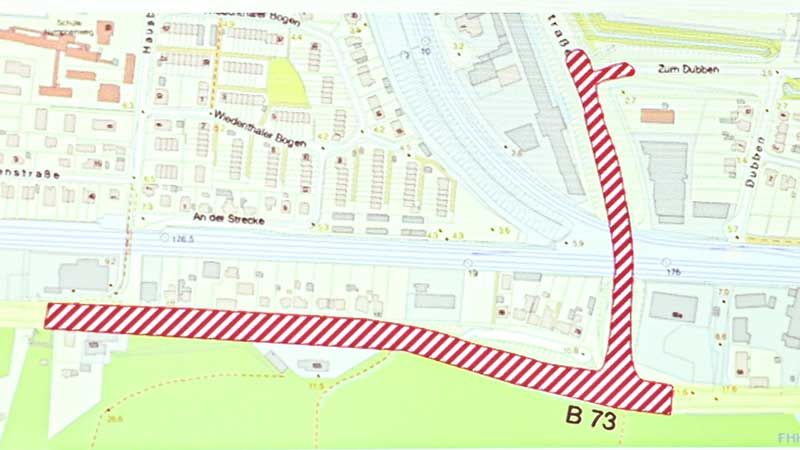 In diesem Abschnitt der Cuxhavener und der Waltershofer Straße wird ab Ende Oktober gebaut. | Foto: Niels Kreller