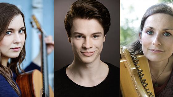 Auf der Suche nach Weihnachten – von Nord bis Süd eine musikalische Lesung mit Marie-Madeleine Krause, Ulrike Freistedt (Harfe) und Frederik Reents. | Foto: ein