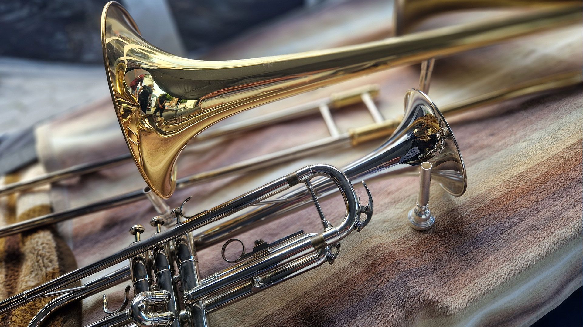 Blasinstrumente: Endlich wieder Posaune oder Trompete spielen. Foto: Blasorchester Seevetal e.V.