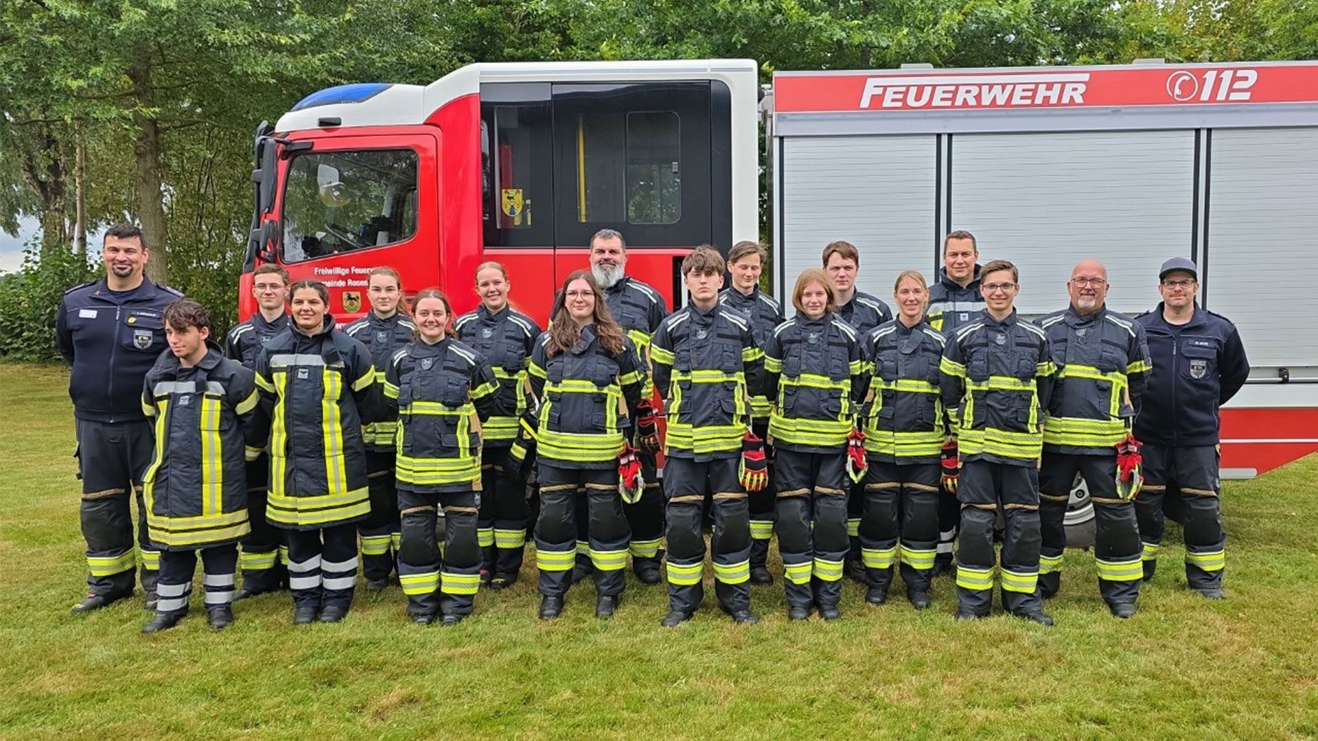 Grundlehrgang bestanden! Foto: Gemeindepressewart Freiwillige Feuerwehren Rosengarten Ingar Braf