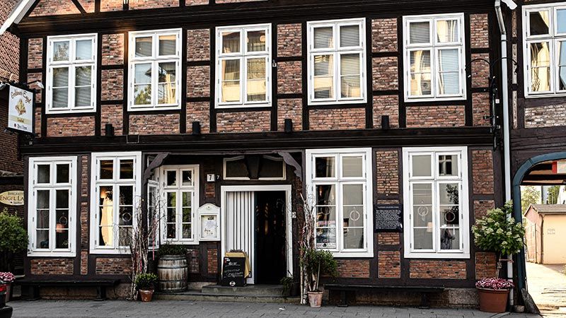 Der Goldene Engel in der Harburger Schloßstraße im Binnenhafen ist Harburgs ältestes Gasthaus. | Foto: Niels Kreller