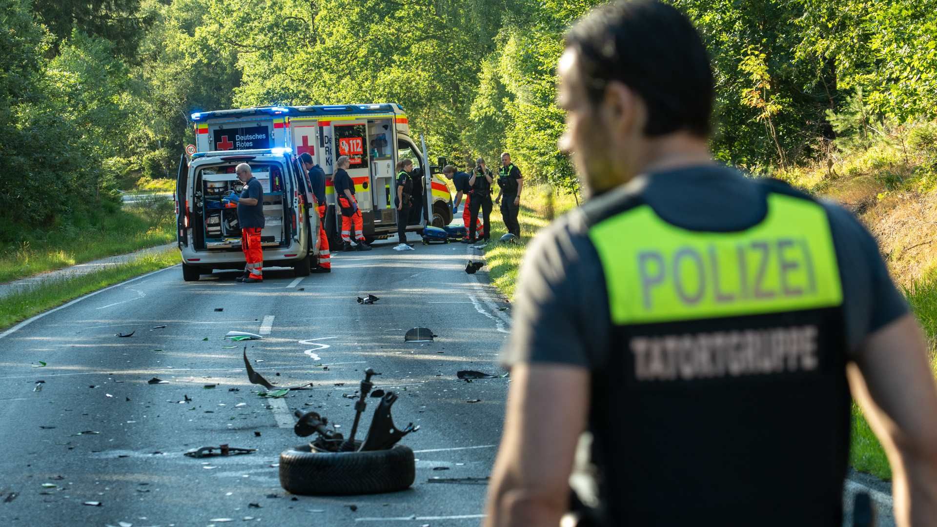 Ein  Motorradfahrer ist Samstagabend zwischen Sprötze und Holm-Seppensen tödlich verunglüvkt. Foto: JOTO