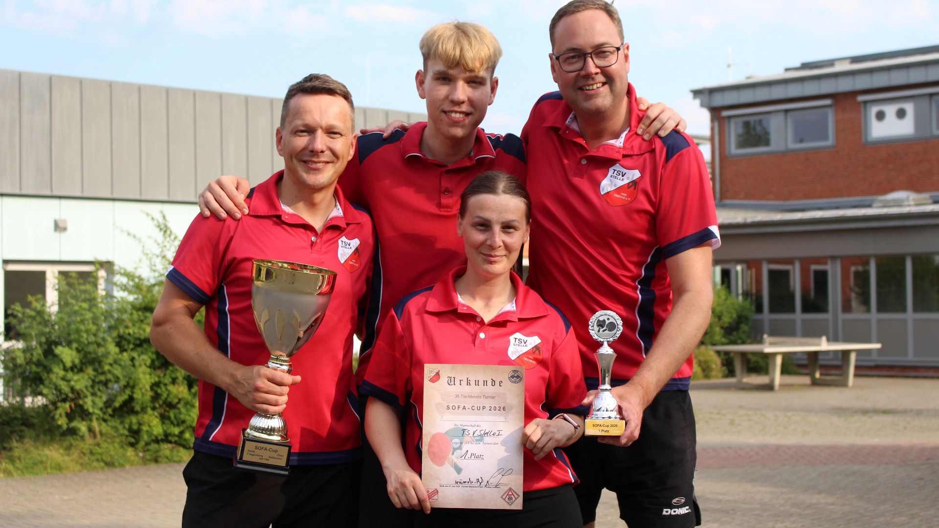 TSV Stelle 1 hat den 35. Tischtennis-SOFA-Cup gewonnen. Foto: ein