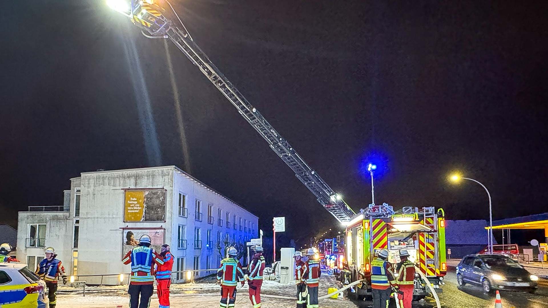 In dieser Flüchtlingsunterkuft in Neu Wlmstorf brach ein Feier aus. Foto: JOTO