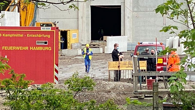 Auf dem ehemaligen Punica-Gelände in Wilhelmsburg wurde eine Fliegerbombe gefunden. Foto: HamburgNews