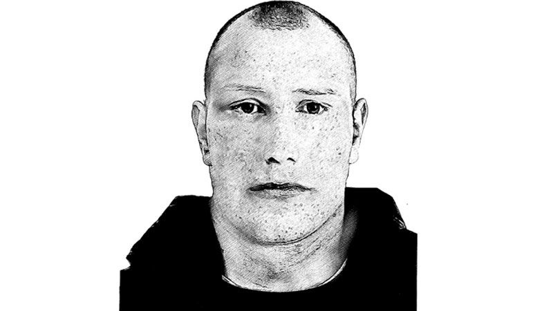 Mit diesem Phantombild sucht die Polizei nach dem Täter. | Fotzo: Polizei