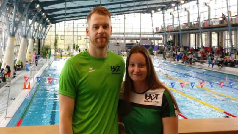 Erik Brügge und Lena-Marie Klatzka. | Foto: eiin