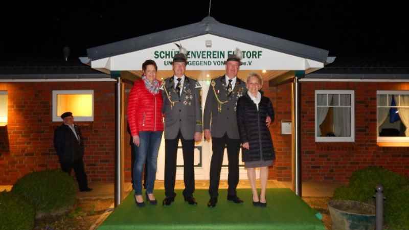 Andrea (von links) und Manfred Kanebley, Heinrich und Anke Prigge. | Foto: ein