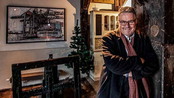 Speicher-Geschäftsführer Henry C. Brinker hat das Programm 2019 im Speicher am Kaufhauskanal unter das Motto „Gestern – Heute – Morgen“ gestellt. | Foto: Niels Kreller