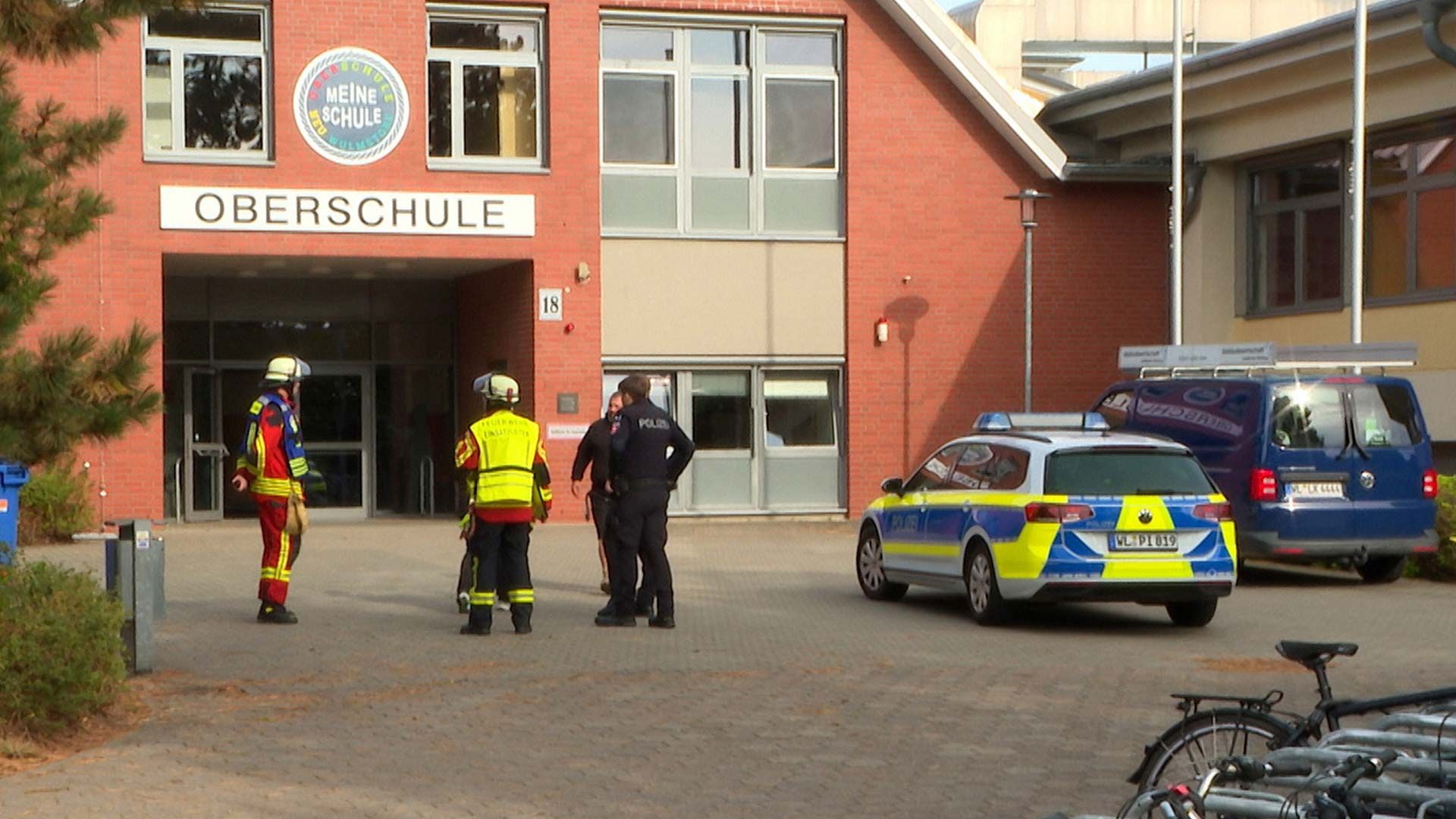 Reizgasalarm an der Oberschule in Neu Wulmstorf. Foto: HamburgNews