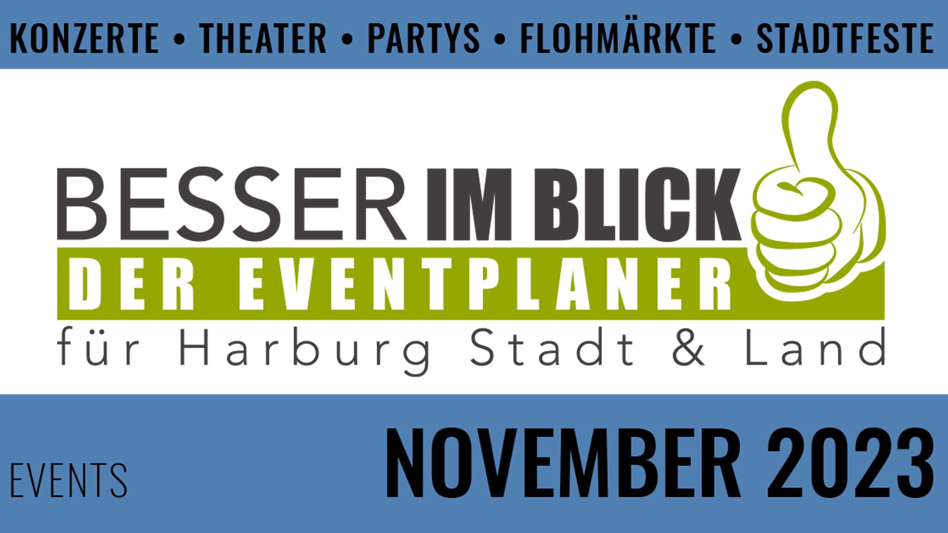 Termine satt für den Monat gibt es wieder im besser-im-blick-Eventplaner!