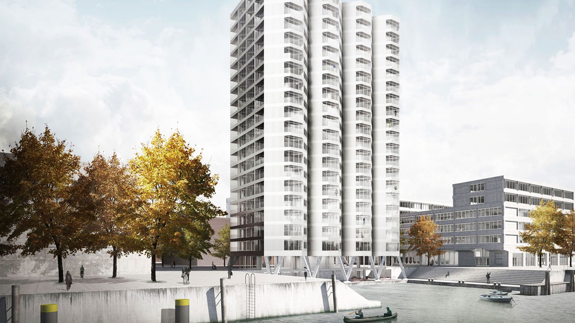 Neuländer Quarree: Spekulation statt Wohnungsbau. | Entwurf: Robertneun Architekten
