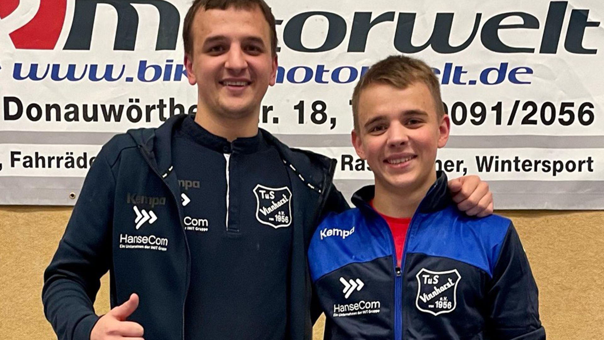 Kolya Antoshchenko (rechts) und sein Bruder Anton. | Foto: Martin Timmann