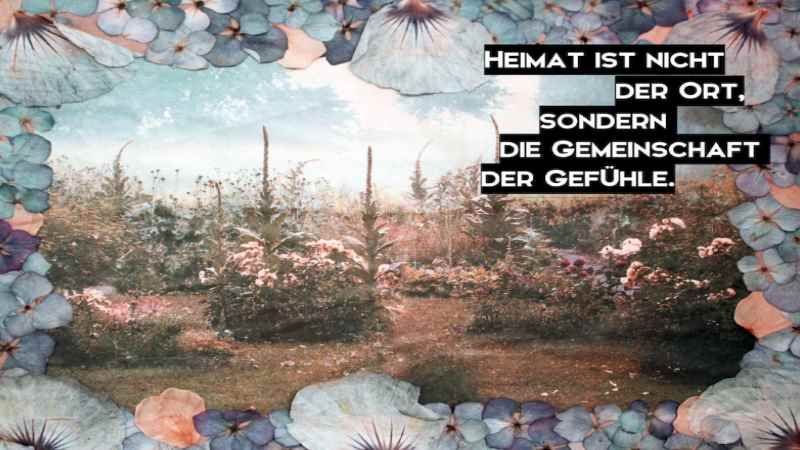 Wie Menschen den Begriff „Heimat“ empfinden, ist Thema des gleichnamigen Kunstprojektes. |  Fotocredit: Claudia Kulenkampff