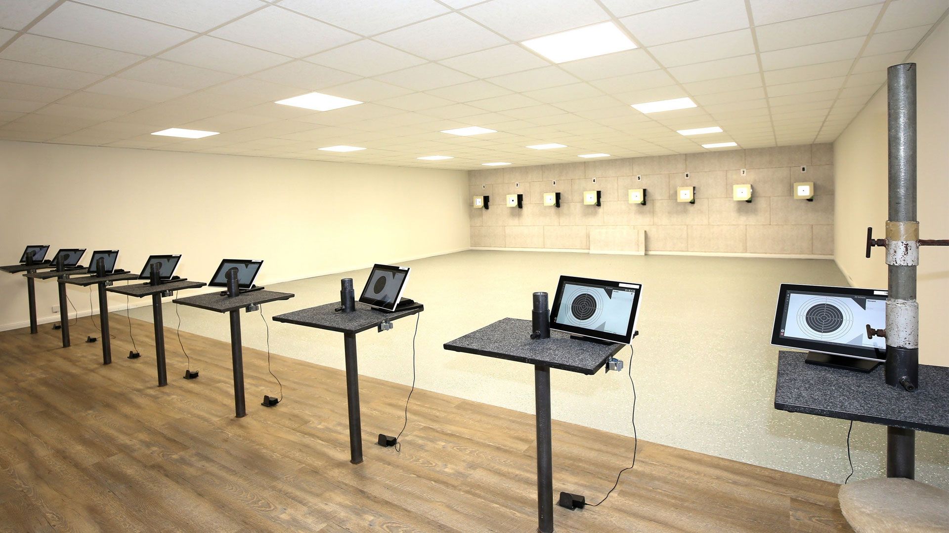 Der neue digitale Luftgewehrstand des Schützenverein Hollenstedt. | Foto: ein