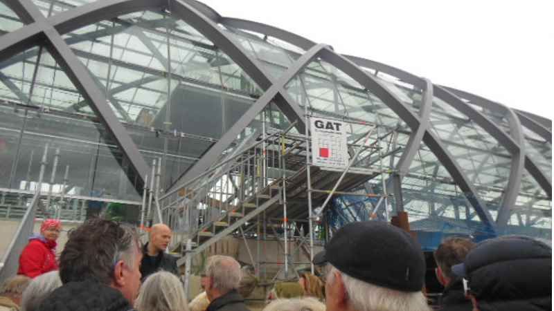 Der nagelneue U- Bahnhof „Elbbrücken“. | Foto: ein