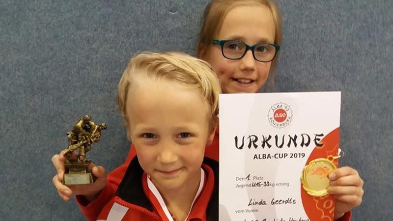 David und Linda Geerdts waren beim Alba Cup erfolgreich. | Foto: ein