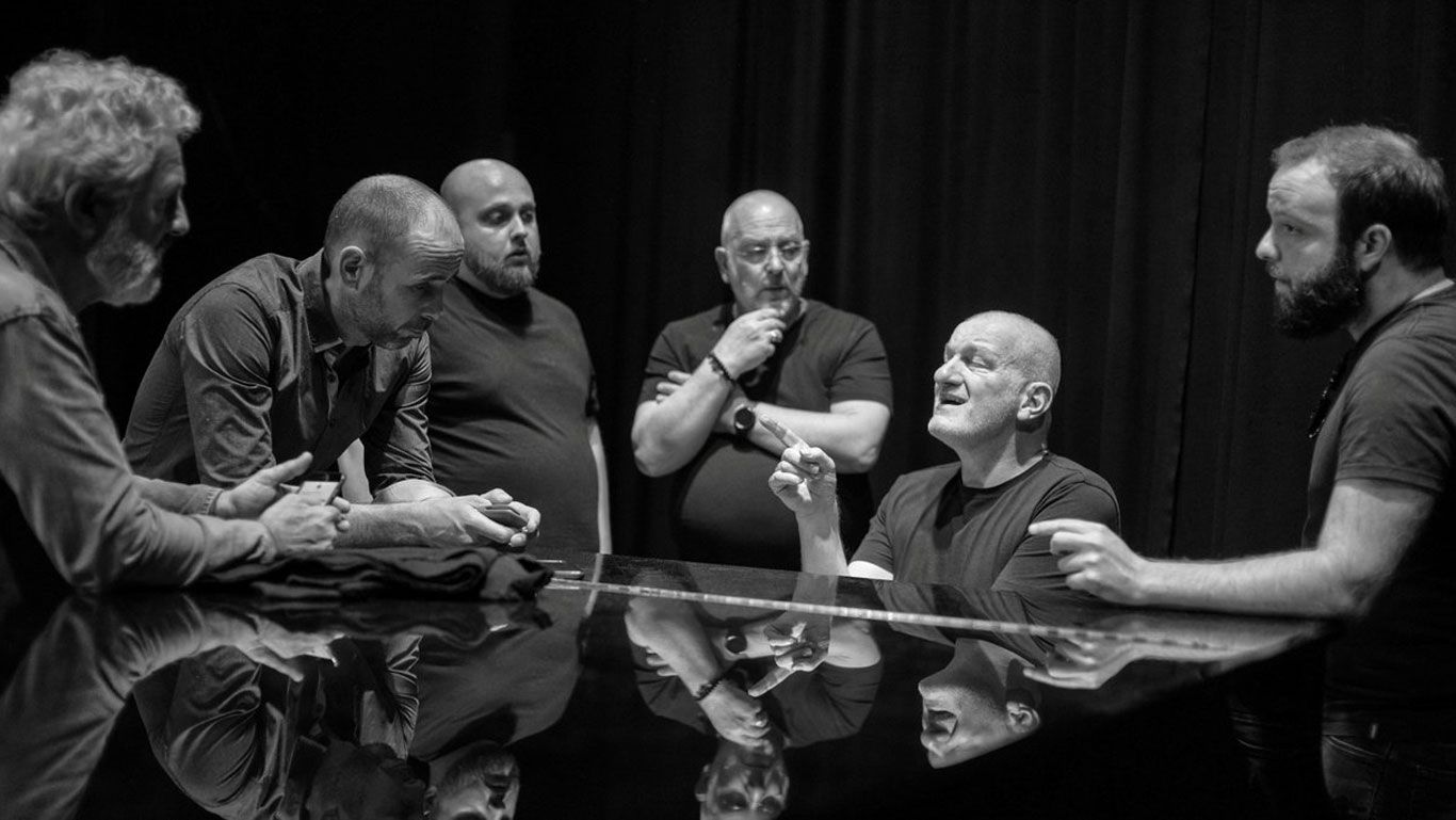 Das Vokalensemble A Filetta aus Korsika spielt mit dem Ensemble Resonanz auf Einladung der Musikgemeinde Harburg in der Friedrich-Ebert-Halle. | Foto: Armand Luciani