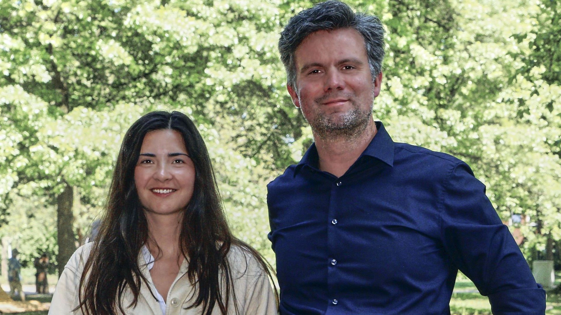 Daniel Boedecker und Daria Sankina von der steg Hamburg mbH haben das Buchholzer Innenstadtmanagement in die Hand genommen. | Foto: ein