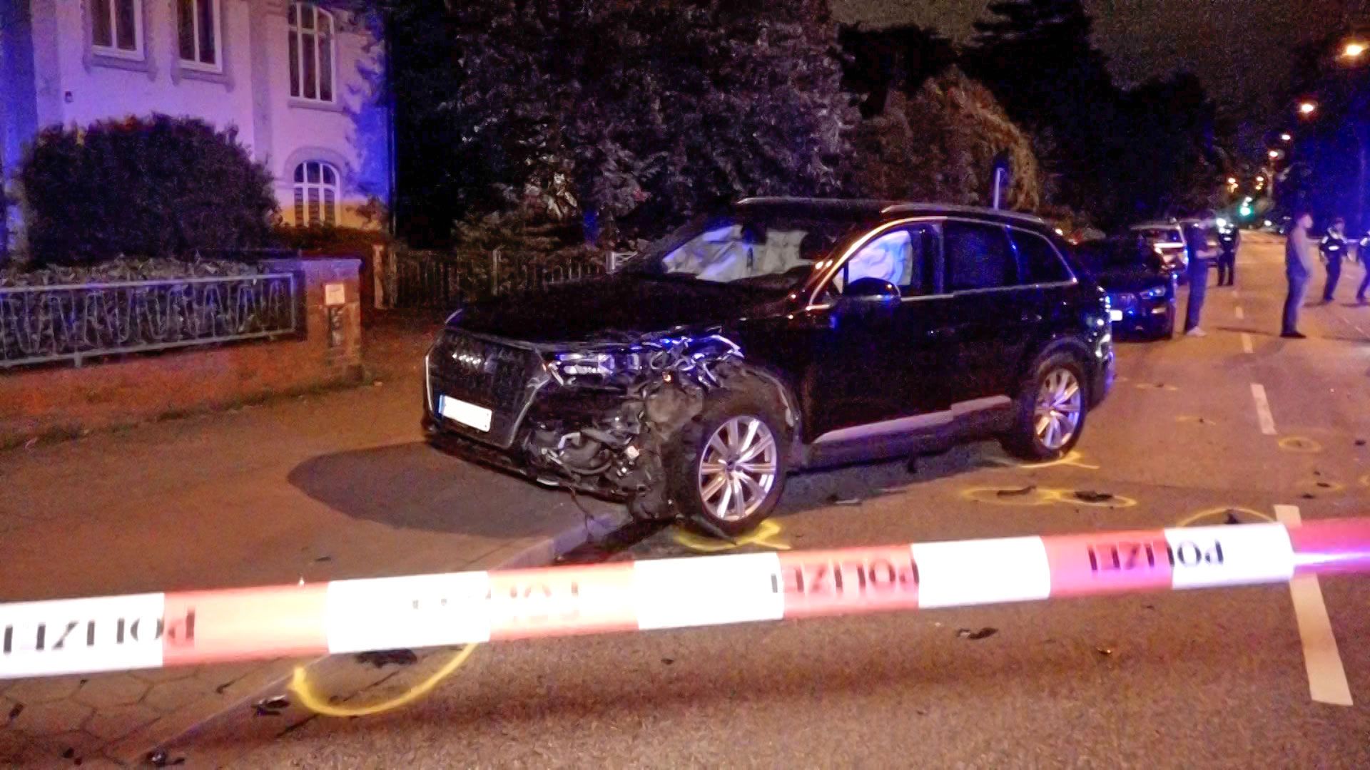 Der Audi war an einem mutmaßlichen illegalen Straßenrennen beteiligt. Foto: Lenthe-Medien