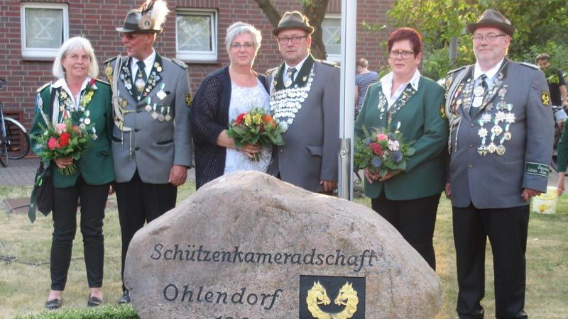 Das Ohlendorfer Königsgespann. | Foto: ein