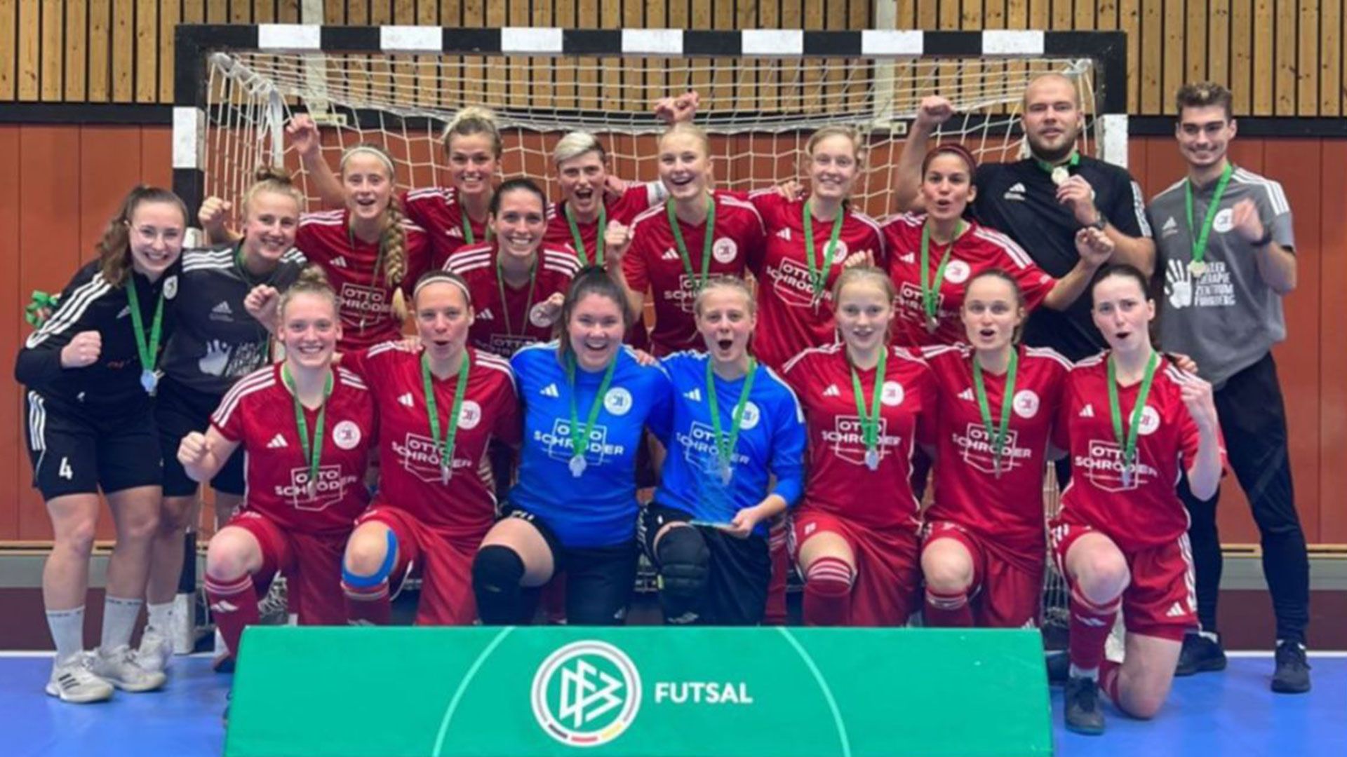 Deutscher Vizemeister im Futsal: Die Frauenmannschaft des FC Jesteburg-Bendestorf. | Foto: FCJB