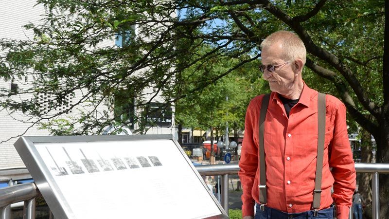 Der Konzeptkünstler Jochen Gerz entwickelte das Harburger Mahnmal gegen Faschismus. Vor 19 Jahren war er zuletzt in Harburg. | Foto: André Lenthe Fotografie