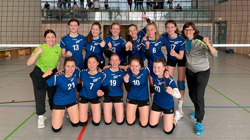 Die U18 des VT Hamburg nach dem dritten Platz am Sonntag. | Foto: VTH.