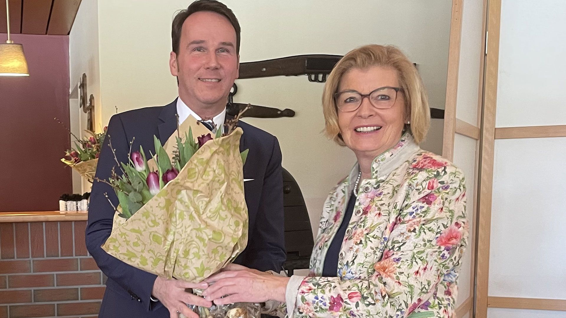 Der neue Kreisvorsitzende André Bock MdL und die stellv. Kreisvorsitzende Christiane Oertzen. | Foto: ein