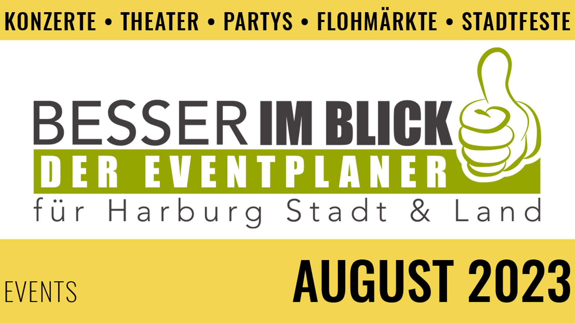 Termine satt für den Monat gibt es wieder im besser-im-blick-Eventplaner!