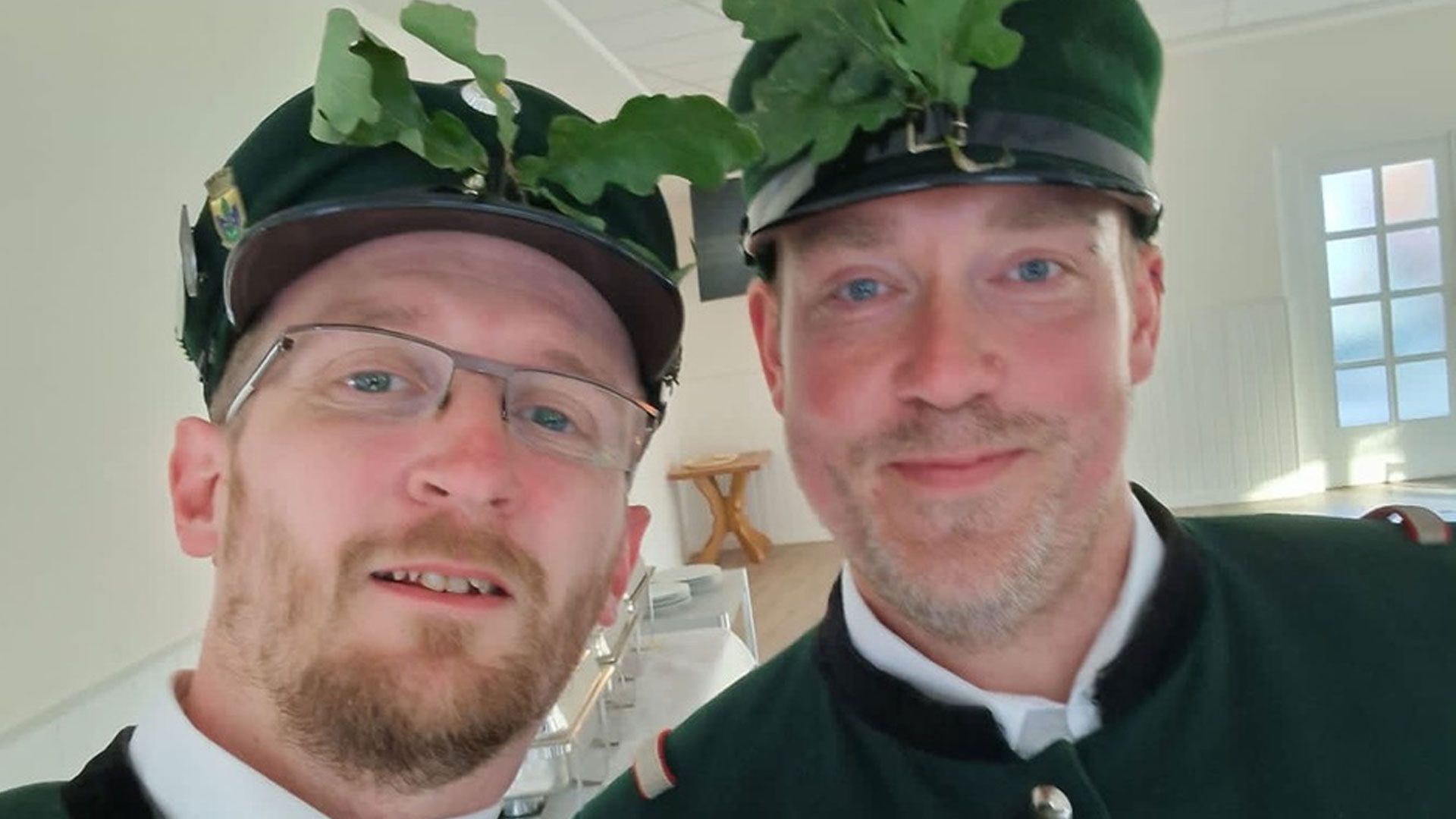 Sven „der Reformer" Baden und Marc Baden freuen sich auf das Tostedter Schützenfest. | Foto: ein