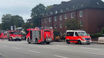 Gelber Rauch in einer Wohnung in diesem Haus sorgte für einen Großeinsatz der Feuerwehr. Foto: Lenthe-Medien/Harms