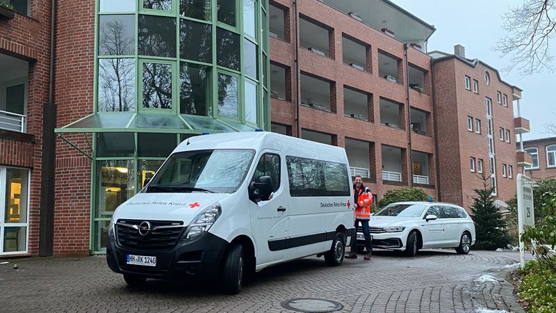 : Das mobile Impfteam versorgte Mieterinnen und Mietern im DRK-Wohnpark Eichenhöhe mit der Schutzimpfung gegen das Coronavirus. | Foto: DRK Harburg
