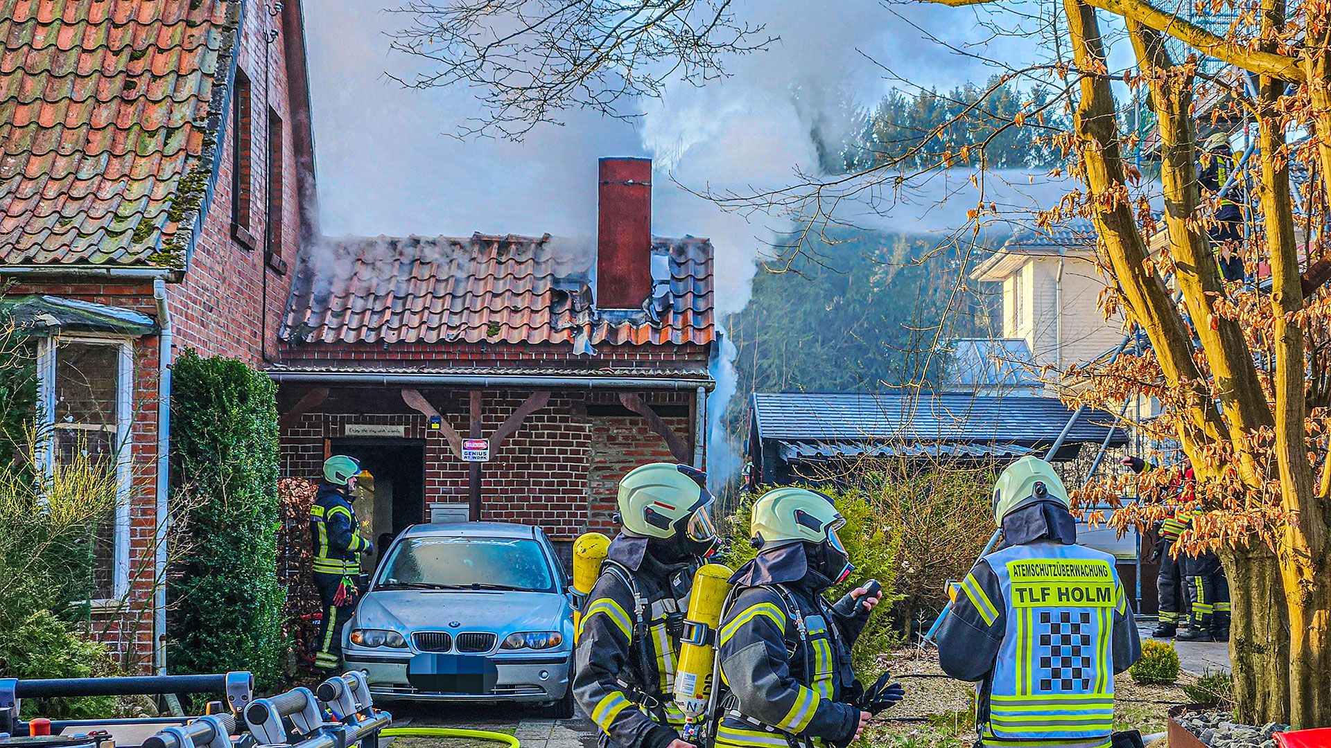 Bei einem Wohnungsbrand in Holm-Seppensen gab es einen Toten. | Foto: JOTO