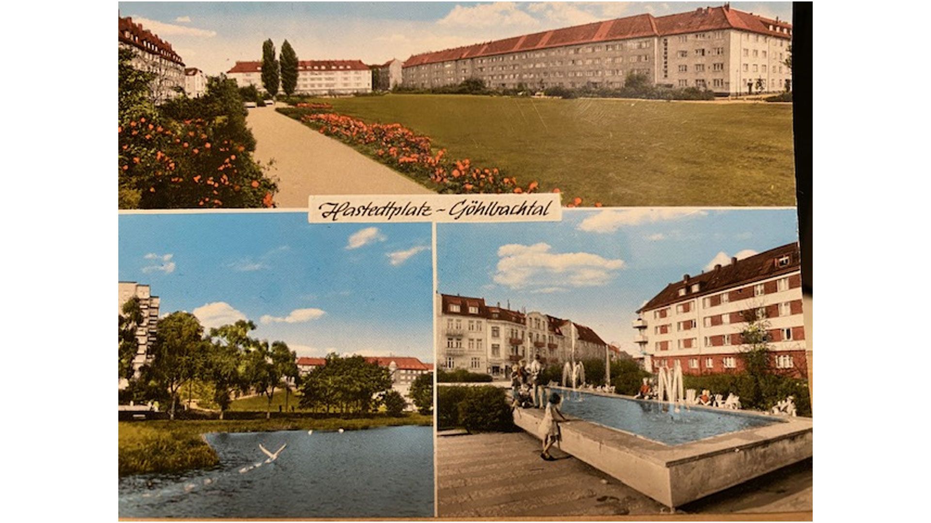 Die alte Postkarte aus der Sammlung von Günter Bekierz zeigt den Hastedtplatz vor vielen Jahren.